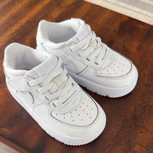 Nike Kids All-White Sneakers